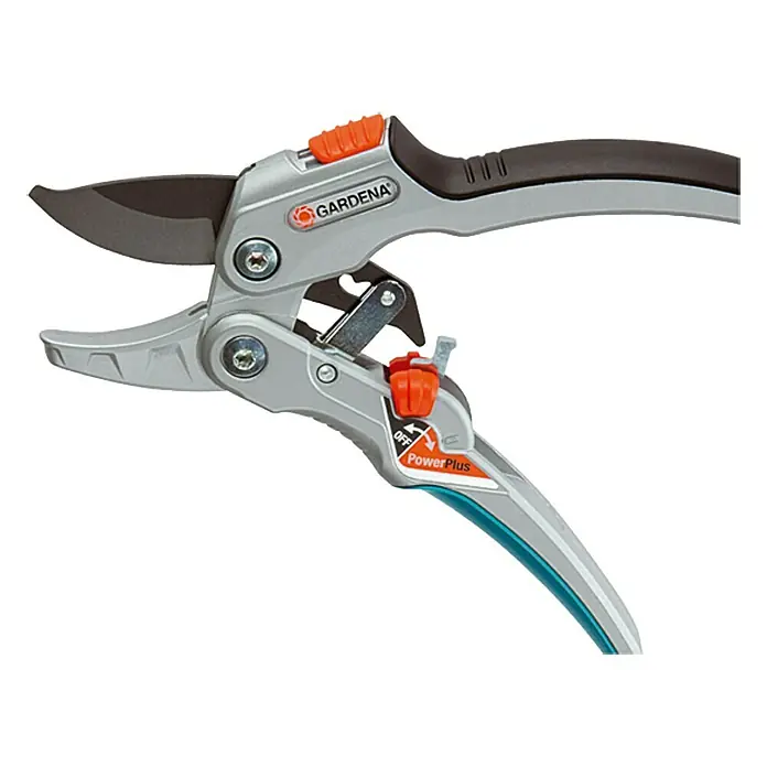 Gardena Comfort Škare za vrt Smart Cut - Amboss, Maksimalna debljina grane: 22 mm, Račni prijenos - Pogled s lijeve strane