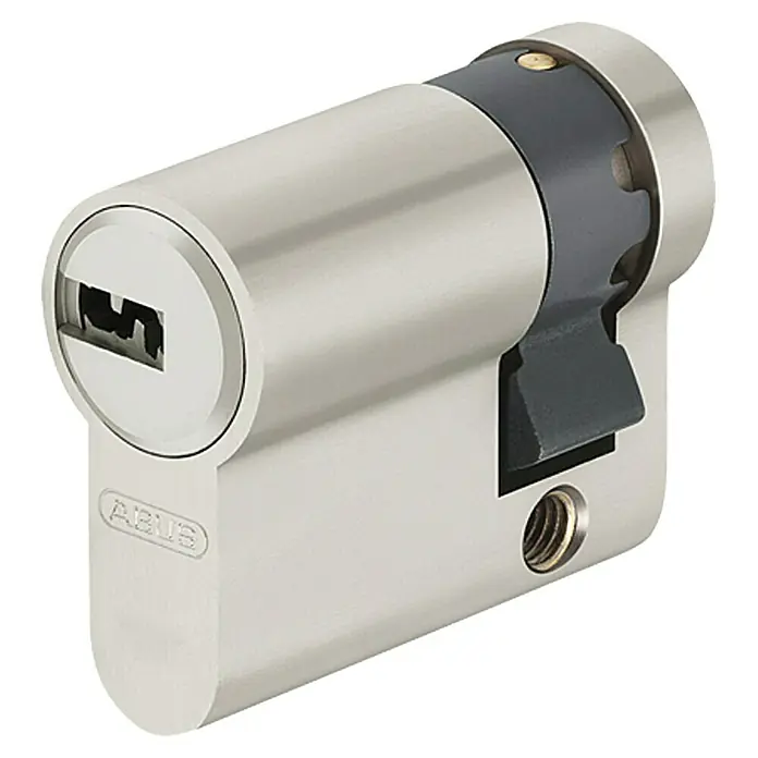 Abus Profilzylinder D6X - Baulänge innen: 10 mm, Baulänge außen: 30 mm, Anzahl Schlüssel: 5 Stk. - Vorderansicht