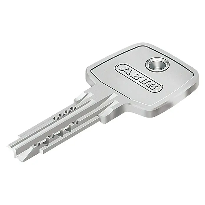Abus Profilzylinder D6X - Baulänge innen: 10 mm, Baulänge außen: 30 mm, Anzahl Schlüssel: 5 Stk. - Vorderansicht