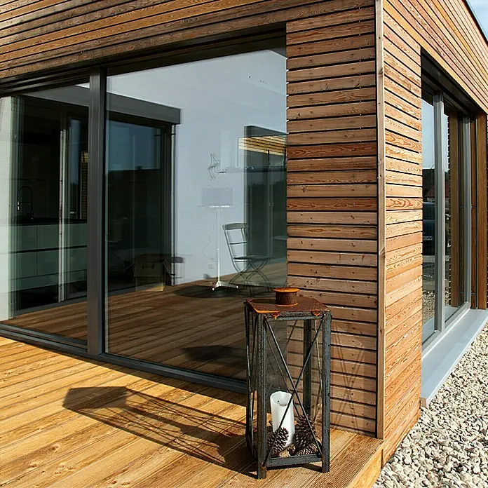 Profilholz Rhombus - 200 x 7 x 2,8 cm, Douglasie, Glatt gehobelt - Stimmungsaufnahme