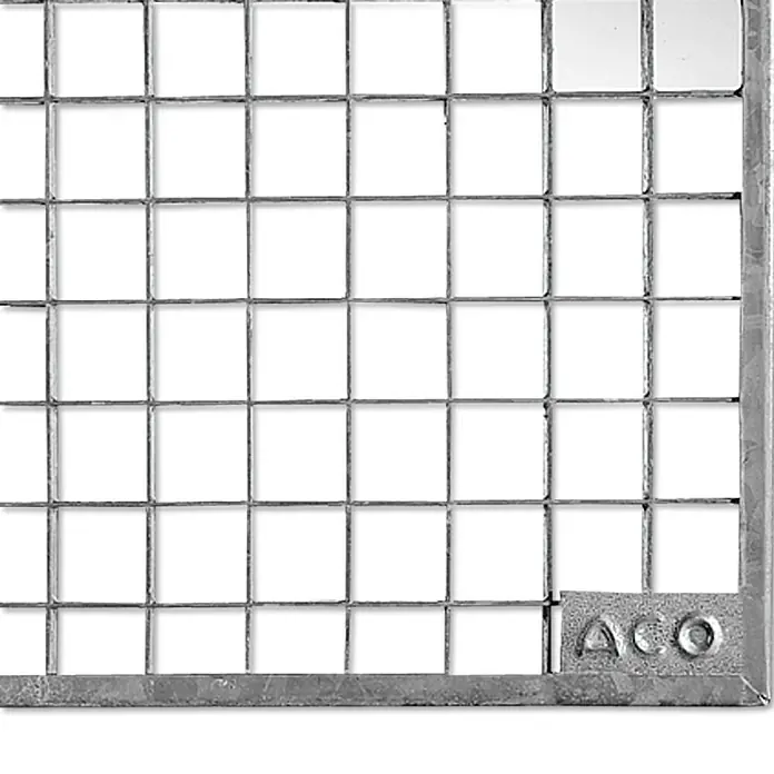 ACO Therm Lichtschachtrost - 84 x 40 cm, Stahl verzinkt