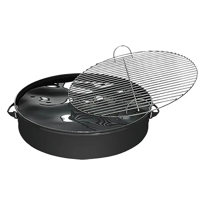 Kingstone Limpiador para parillas - Diámetro: 58 cm, Negro
