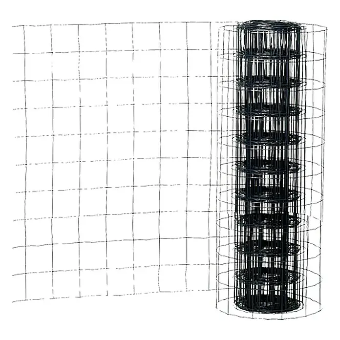 Maschendrahtzaun - 20 x 1 m, Anthrazit