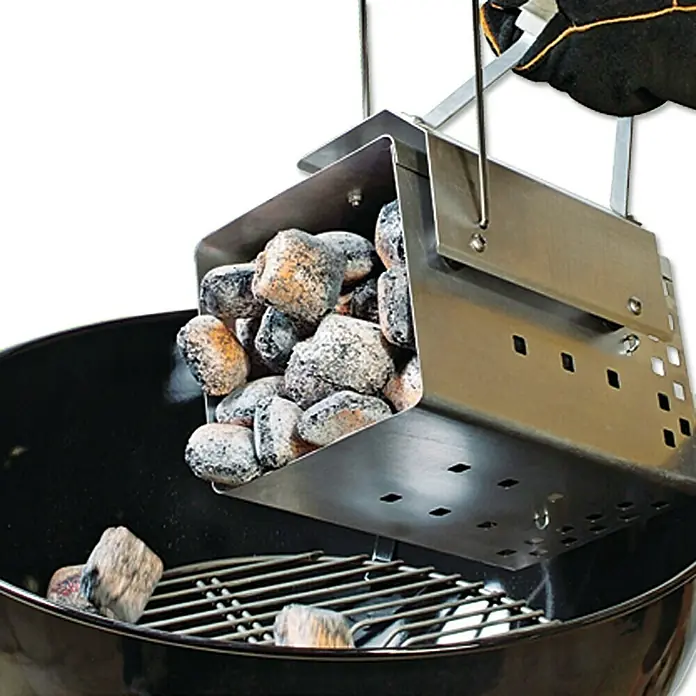 Kingstone Kamin za paljenje briketa - 19 x 19 x 30 cm, Čelik