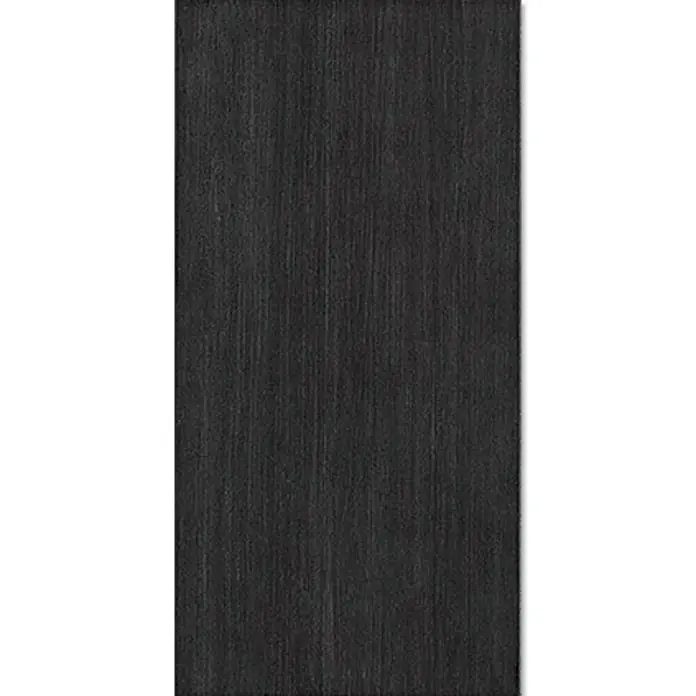 Feinsteinzeugfliese Life - 30 x 60 cm, Schwarz, Matt - Vorderansicht