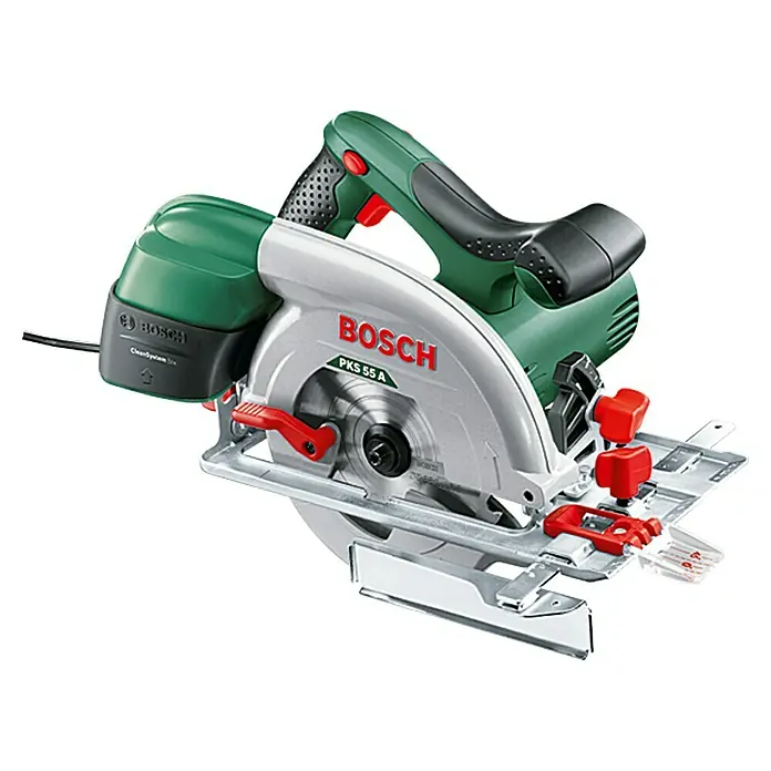 Bosch Handkreissäge PKS 55 A - 1.200 W, Ø 160 mm, 5.600 U/min