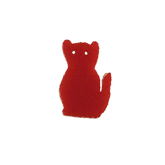 Mako Creativ Line Motiv-Stempel mit Handgriff - Katze, Schaumstoff - Vorderansicht