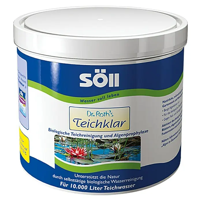 Söll Algenprophylaxe Dr. Roth's Teichklar - 500 g