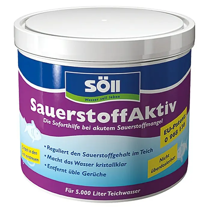 Söll Teichpflegemittel SauerstoffAktiv - 500 g - Vorderansicht