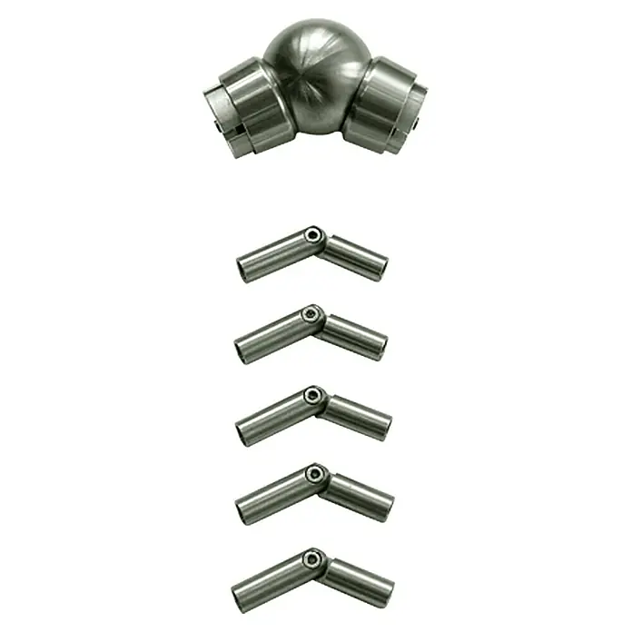 Treba Frewa Eck-Set ES1 - Edelstahl V2A, Stufenlose Winkeleinstellung: 90 ° - 180 °