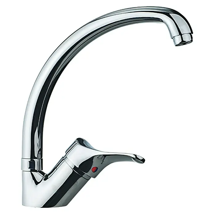 Camargue Egeo II Spültischarmatur - Farbe: Chrom, Seitlicher Hebel, Glänzend