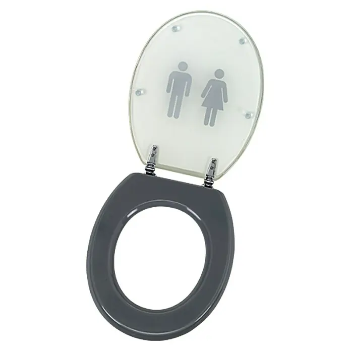 Poseidon WC daska One - Poliesterska smola, Sive boje