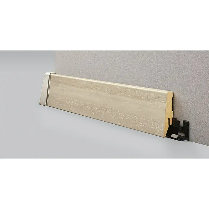 LOGOCLIC Podna kutna lajsna K58 C Avola - 2,6 m x 18 mm x 58 mm, Ravni oblik - Živopisni prikaz