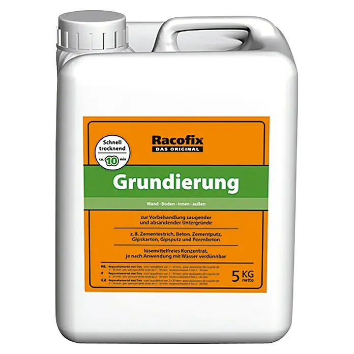 Racofix Grundierung - 5 kg, Lösemittelfrei, Emissionsarm