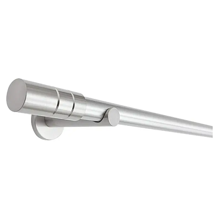 Stilgarnitur Zylinder - Länge: 160 cm, Edelstahloptik, Durchmesser: 20 mm