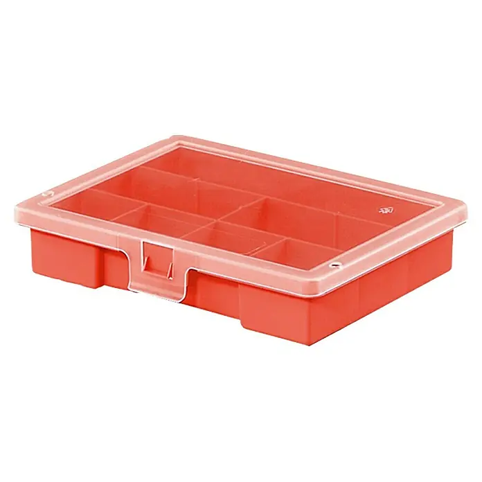 Lockweiler Kovčeg za sitni materijal Ordinus 1-8 - Broj pretinaca: 8, 180 x 150 x 36 mm - Pogled s lijeve strane