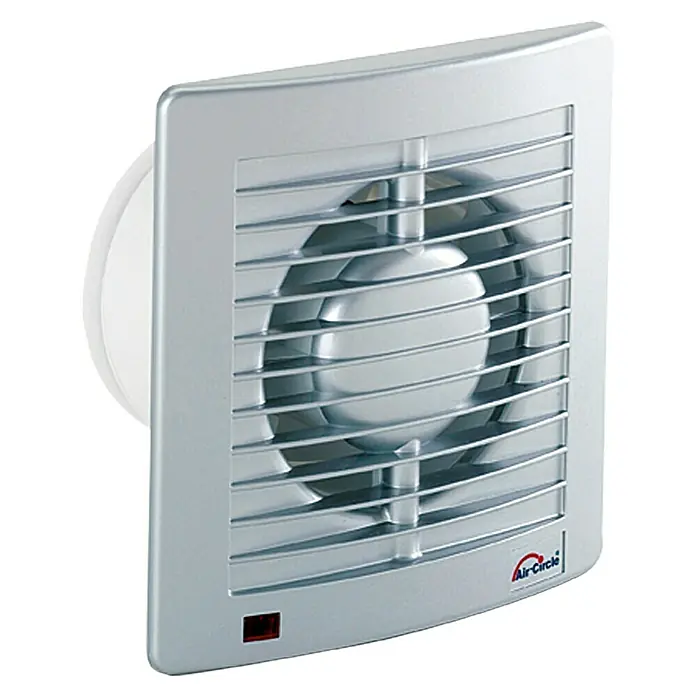 Air-Circle Kupaonski ventilator Air Style - Plemeniti čelik, Promjer: 100 mm, Ekonomični tajmer