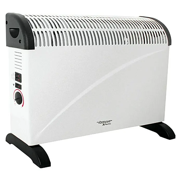 Voltomat HEATING Convector - 2.000 W, 62,5 x 14 x 44 cm, Blanco
