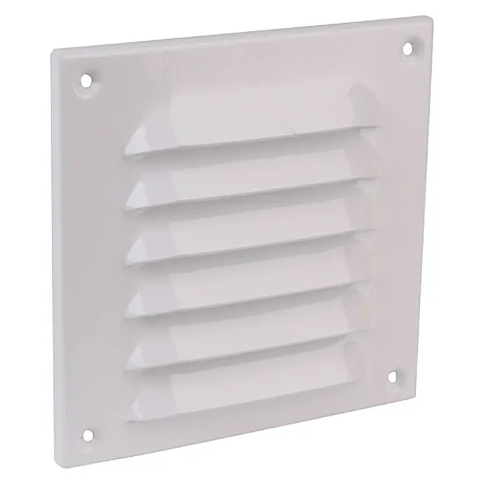 Air-Circle Metalna rešetka za ventilaciju - Aluminij, Š x V: 15 x 15 cm - Pogled s desne strane