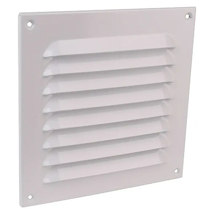 Air-Circle Metalna rešetka za ventilaciju - Aluminij, Š x V: 20 x 20 cm - Pogled s desne strane