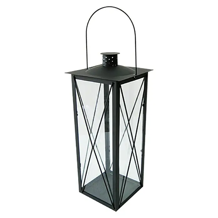 Farolillo metálico - 20 × 20 × 50 cm