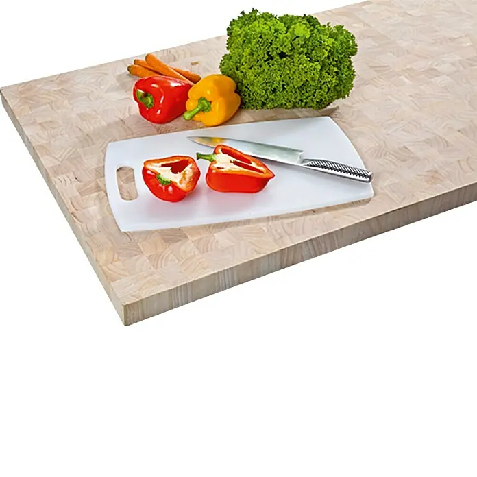 Encimera de madera maciza - Hevea, 150 x 65 x 4 cm