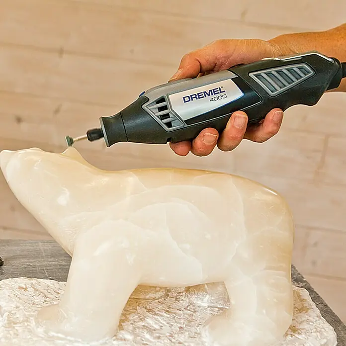Dremel Rotatiegereedschapsset 4000-1/45 - 175 W, 45 Dremel accessoires - Toepassingsvoorbeeld