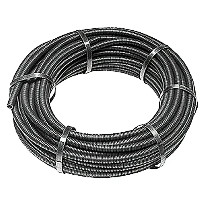 Flexrohr betonfest - EN 16, 25 m, Kunststoff, 750 N, Dunkelgrau
