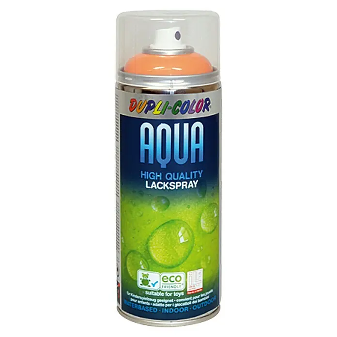 Dupli-Color Aqua Lakspray RAL 2003 Pasteloranje - Pasteloranje, Hoogglans, 350 ml - Vooraanzicht