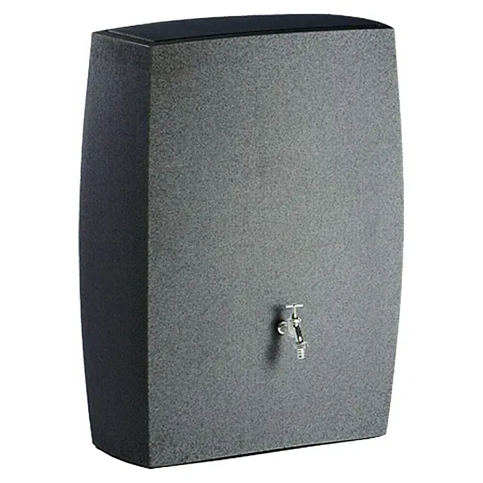 Regentonne Noblesse - 275 l, Black Granitfarben - Vorderansicht