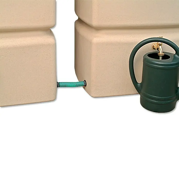 Verbindungs-Set für Regentonnen - Durchmesser: 25 mm, Größe Anschluss: ¾″, Länge: 25 cm - Anwendungsbeispiel