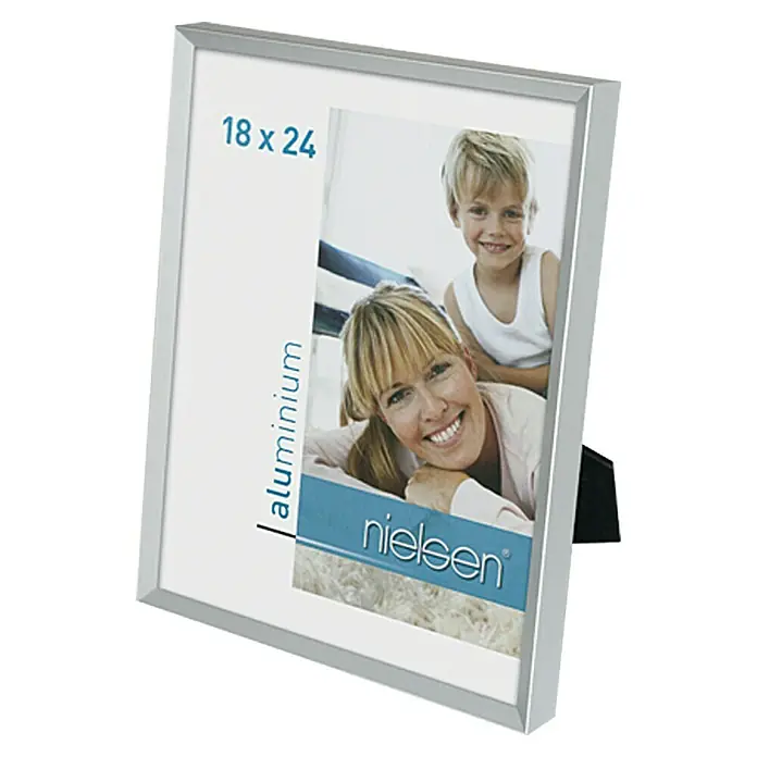 Nielsen Bilderrahmen Pixel - Mattsilber, 18 x 24 cm, Aluminium - Rechte Seitenansicht
