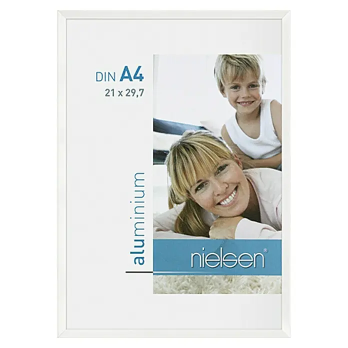 Nielsen Bilderrahmen Pixel - Weiß, 30 x 29,7 cm, Aluminium - Vorderansicht