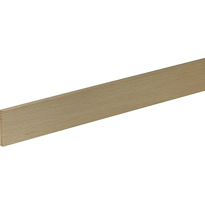 Profiles and more Pravokutna letva - 0,95 m x 40 mm x 5 mm, Bukva, Neobrađeno - Pogled s lijeve strane