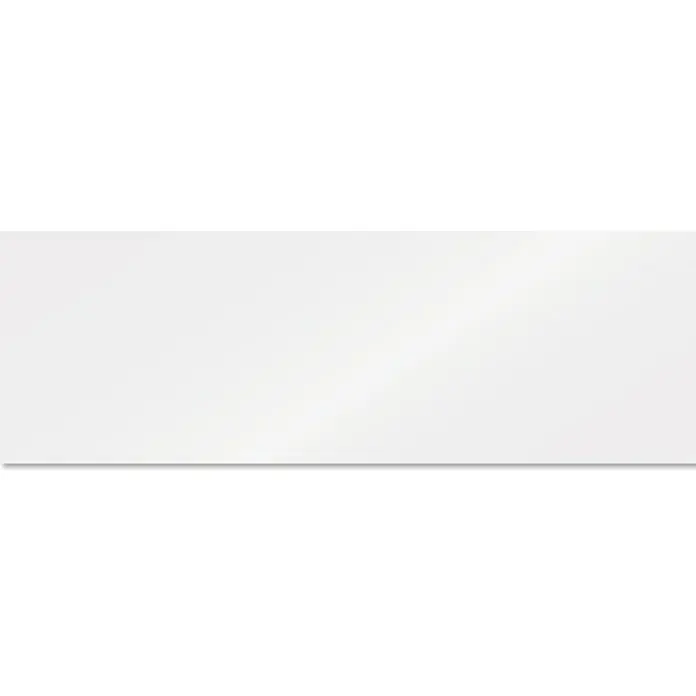 Ambiente by Palazzo Wandfliese Snowwhite - 30 x 90 cm, Weiß, Matt - Draufsicht