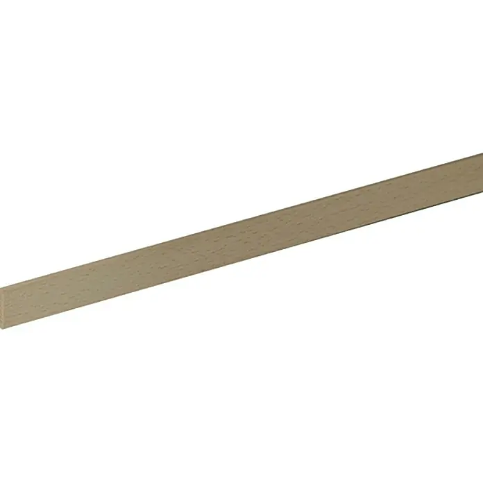 Profiles and more Pravokutna letva - 0,95 m x 19 mm x 3 mm, Bukva, Neobrađeno - Pogled s lijeve strane