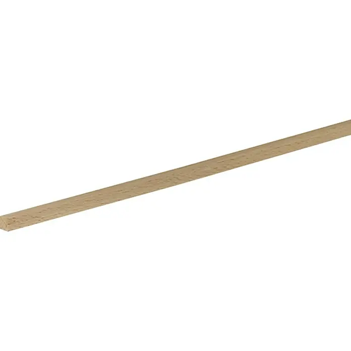 Profiles and more Četvrtasti profil - 0,95 m x 8 mm x 8 mm, Bukva, Neobrađeno - Pogled s lijeve strane
