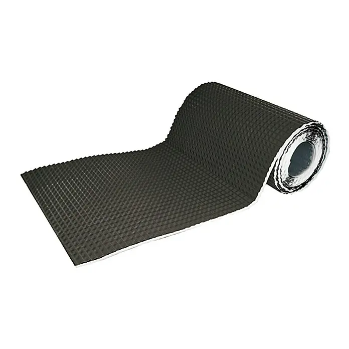 Sarei Wand- & Kaminanschlussband Alu-Flex - 5 m x 30 cm, Anthrazit - Vorderansicht