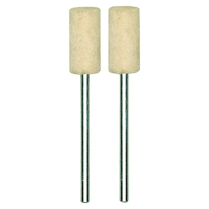 Proxxon Polierstift No 28802 Zylinder - Durchmesser Zylinder: 8 mm, Filz, 2 Stk. - Vorderansicht