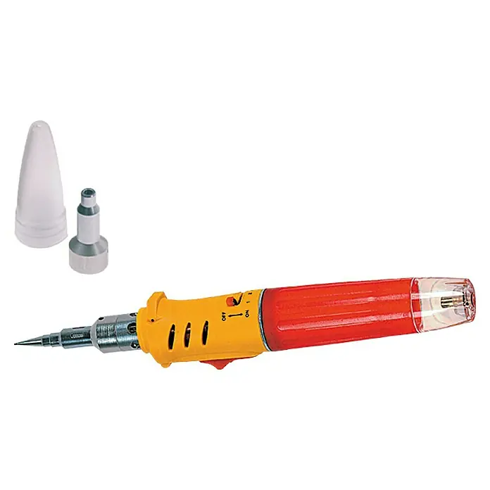 Rothenberger Industrial Set plinske lemilice 3u1 Hot Pen Piezo - Radna temperatura lemilice: 450 °C, Piezo pokretanje - Pogled sprijeda