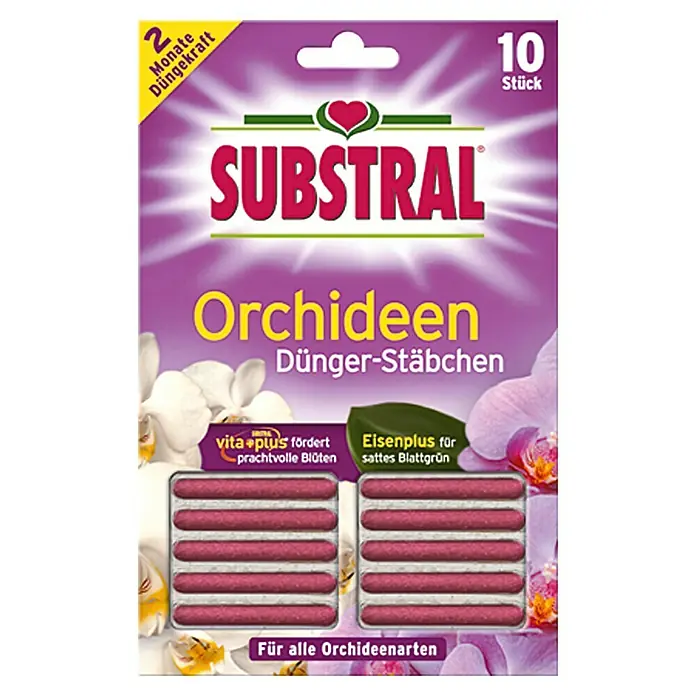 Substral Orchideen-Düngerstäbchen - 10 Stk., Inhalt ausreichend für ca.: 10 Pflanzen