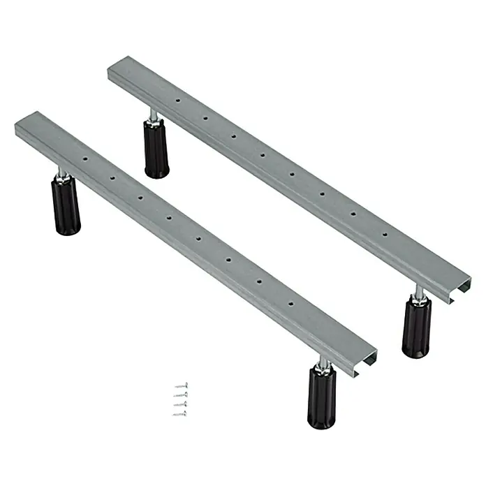 Camargue Nogice za kadu - Prikladno za: Kade Camargue, Podešavanje po visini: 125 mm - 185 mm - Pogled sprijeda