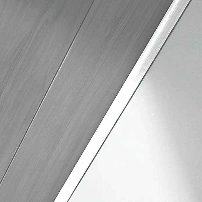 LOGOCLIC Pokrivna lajsna Bijela visoki sjaj - 2,6 m x 25 mm x 6 mm - Detaljan prikaz