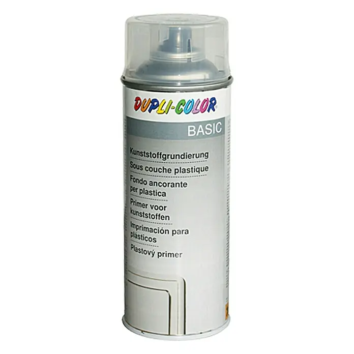 Dupli-Color Basic Kunststofprimer Kleurloos - Kleurloos, 400 ml, Sneldrogend - Vooraanzicht