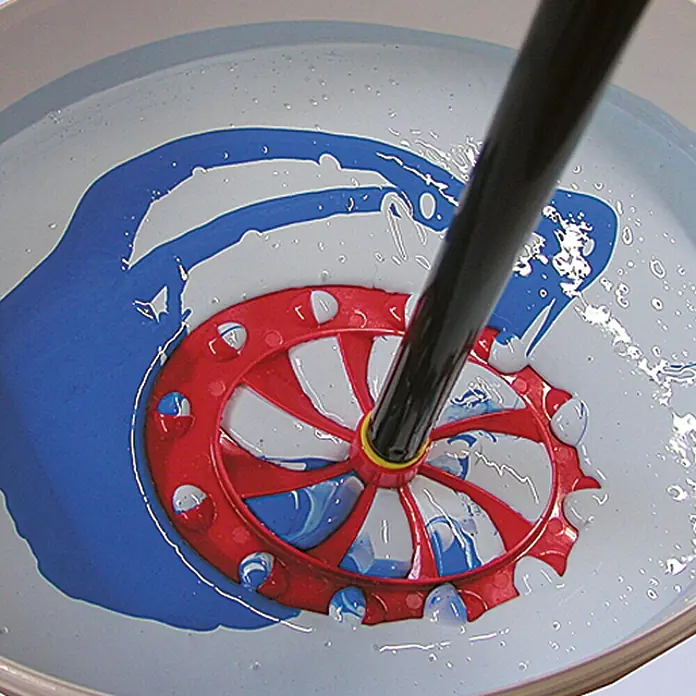 Lehnartz Roerder voor verf en behanglijm Fixer Mixer - Lengte: 53 cm, Kunststof - Toepassingsvoorbeeld