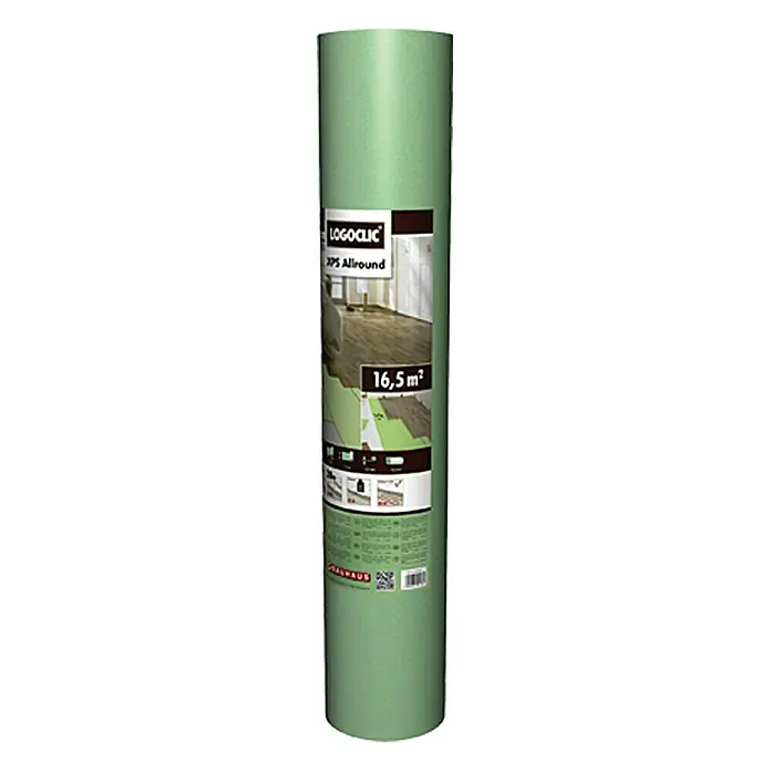LOGOCLIC Dämmunterlage XPS Allround - 16,5 m², Stärke: 2,2 mm - Detailaufnahme