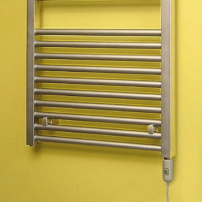 Admiral Elektro-Badheizkörper Trend - 60 x 116,5 cm, 400 W, Edelstahl, Heizstab - Vorderansicht