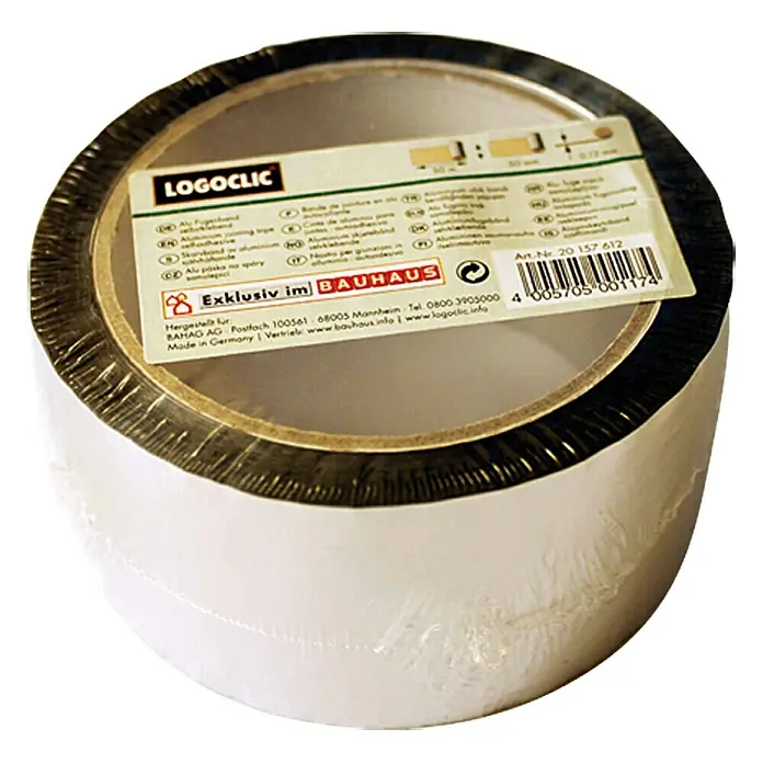 LOGOCLIC Aluminijska ljepljiva traka - Duljina: 50 m - Proizvod u upotrebi