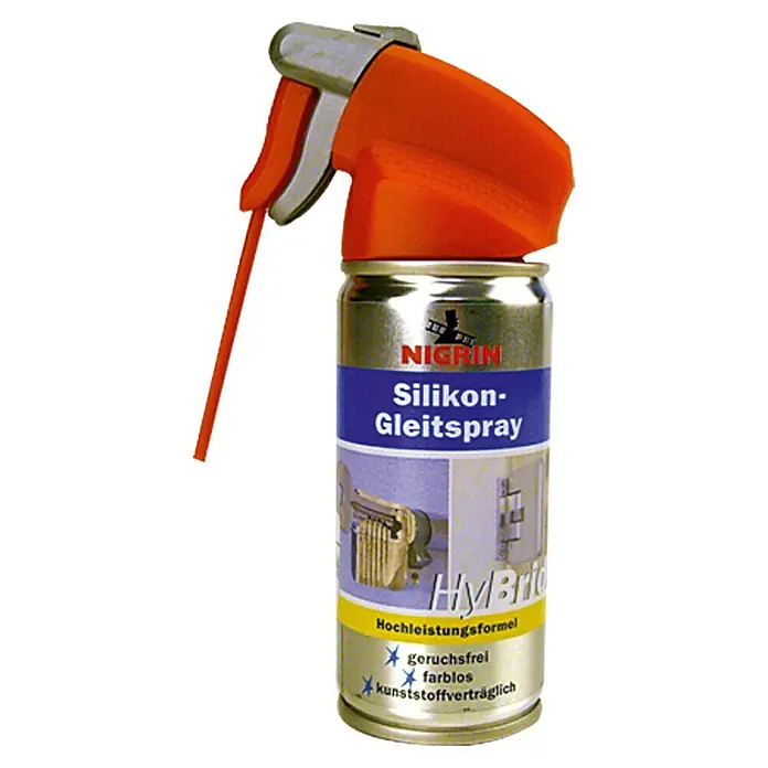 Nigrin Silikon-Gleitspray Hybrid - 100 ml - Vorderansicht
