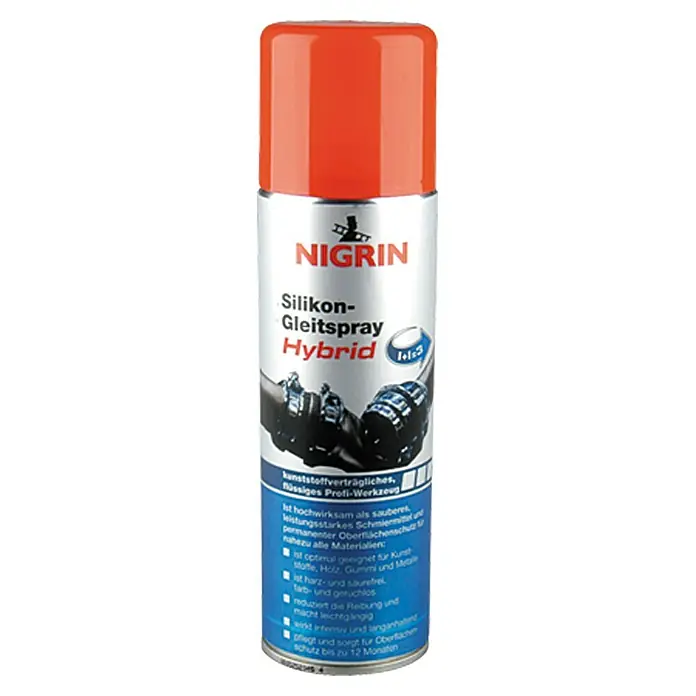 Nigrin Sprej s lubrikantom od silikona Hybrid - 200 ml - Pogled sprijeda
